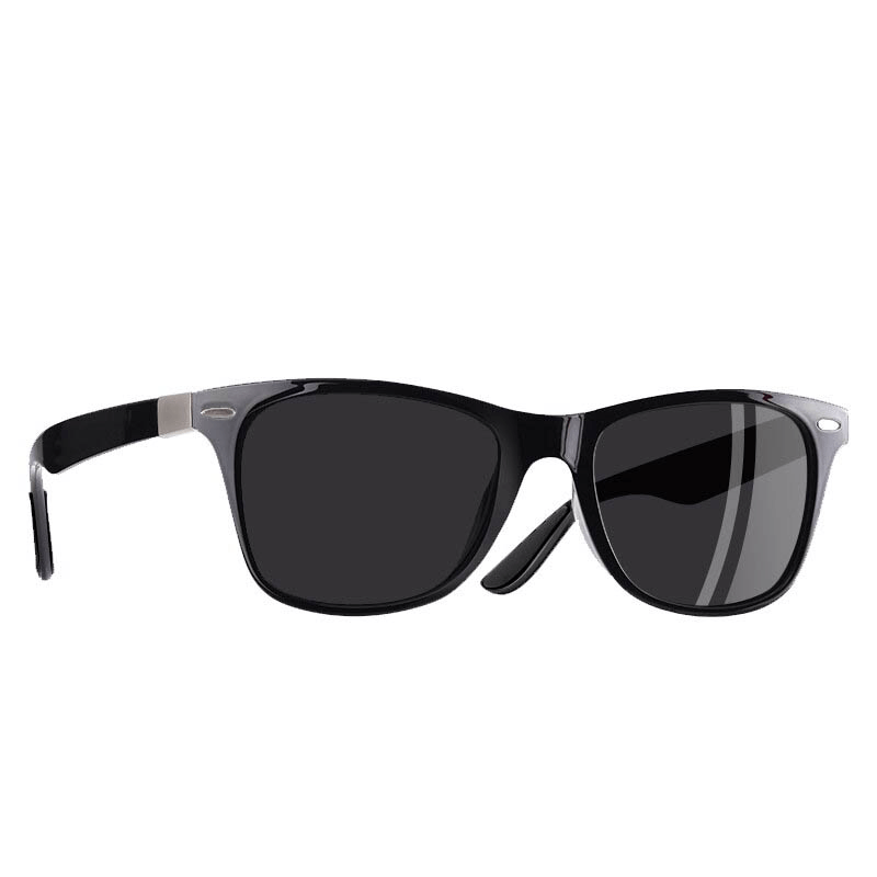 Square ultralight polarized sunglasses for men and women, featuring a TR90 frame and UV400 mirror lenses, style SF0950.